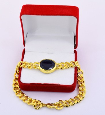 Ceylonmine01 Brass Sapphire Gold-plated Bracelet