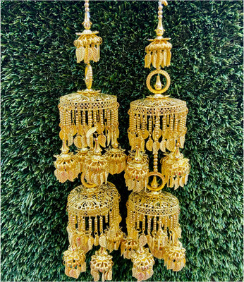 darshan lal and sons Brass Gold-plated Kalire(Pack of 2)