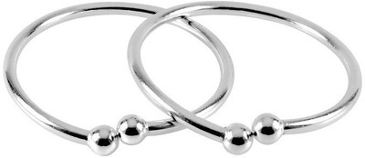 Hulasi Sterling Silver Kada(Pack of 2)