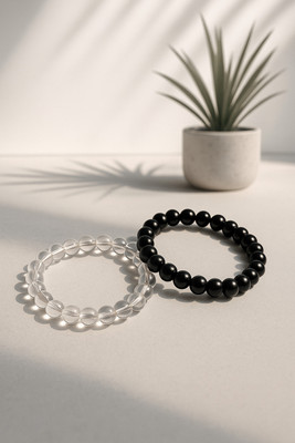 MAKEBAE Glass Beads Bracelet(Pack of 2)