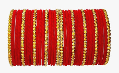 DURGANSH Glass Bangle Set(Pack of 34)
