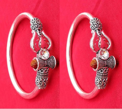 Diivine Hindu Alloy Crystal Silver Armlet