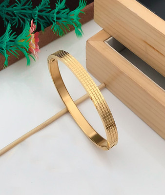MAME CREATION Stainless Steel Gold-plated Kada