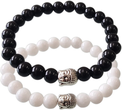 DIVINE SOUVENIRS Stone Beads Bracelet Set(Pack of 2)