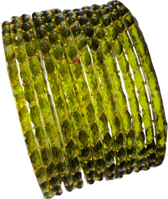 KRTI Glass Bangle Set(Pack of 12)