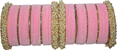 ADVANCE KANGAN Metal, Terracotta Bangle Set(Pack of 50)