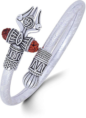 Blessaro Brass Silver Kada