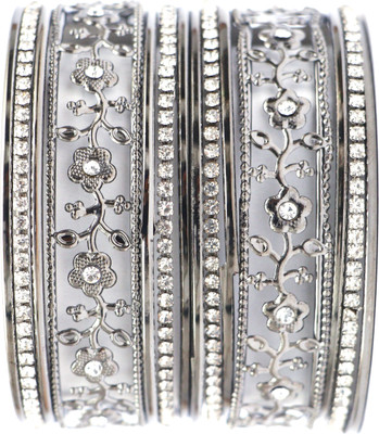 NAVMAV Metal Bangle Set(Pack of 14)