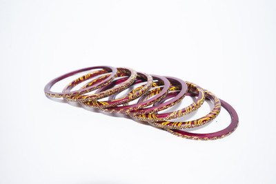 Pingoria Lac Bangle Set(Pack of 8)