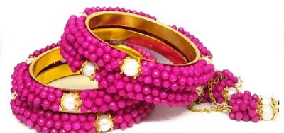 ZADLAXAR Metal Bangle Set(Pack of 4)