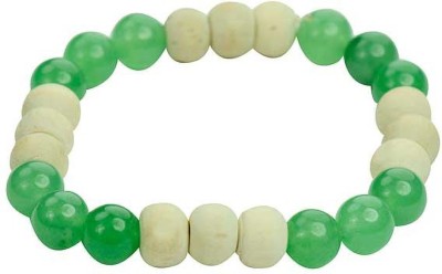 Jewelswonder Wood, Stone Beads Bracelet