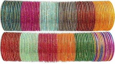 wear your shine with sk Glass Bangle Set(Pack of 144)
