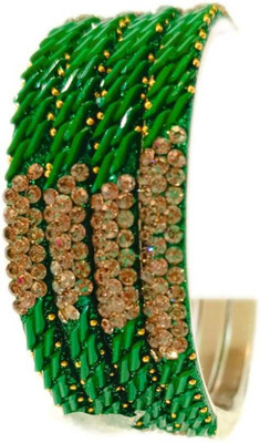 Ruhi Lac Brass Bangle(Pack of 4)