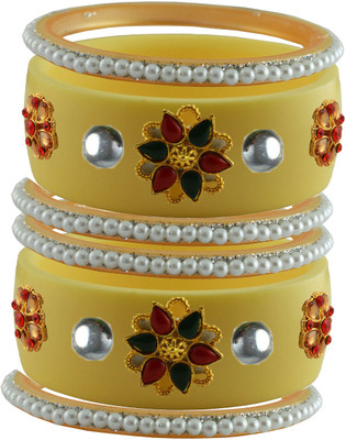 maya fashion Brass Bangle(Pack of 6)