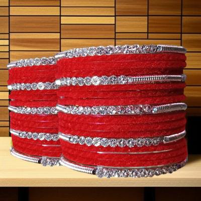 NEEKEY Glass Bangle Set(Pack of 34)
