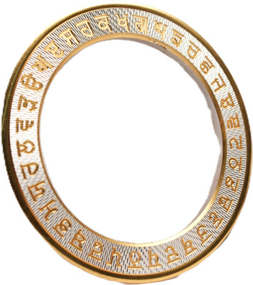 Magical Empire Stainless Steel Gold-plated Kada