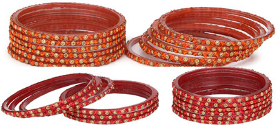 AFAST Glass Beads, Crystal Bangle Set(Pack of 10)