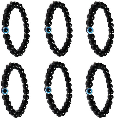 navjai Stone Beads Bracelet(Pack of 6)