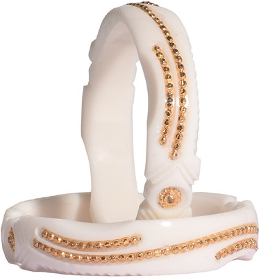 TANVI J Plastic Gold-plated Shakha Pola(Pack of 2)