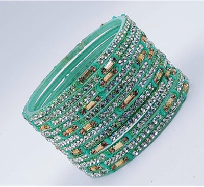 HouseOfCommon Glass Bangle Set(Pack of 12)