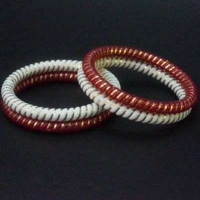 PTSlife Plastic Gold-plated Shakha Pola(Pack of 4)