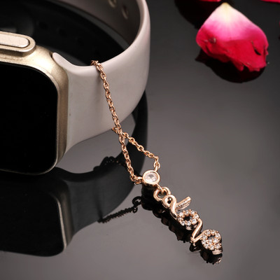 ZENEME Brass Cubic Zirconia Gold-plated Bracelet