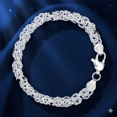 Gvlv Alloy Silver Coated Bracelet