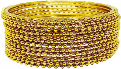 Soniaa Creation Metal Silver Bracelet Set(Pack of 12)