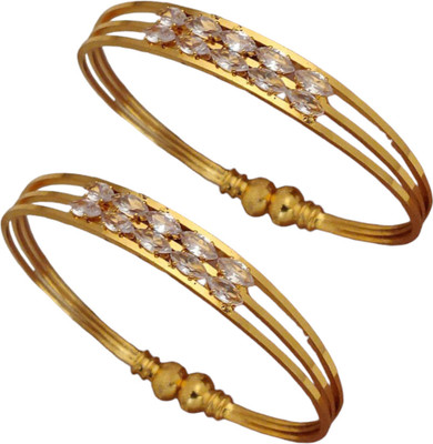 VFA Brass Bangle Set(Pack of 2)