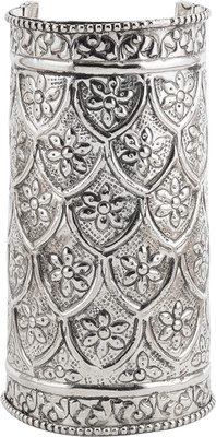 Teejh Alloy Silver Coated Cuff