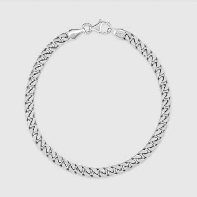 P J Jewels Silver Platinum Bracelet