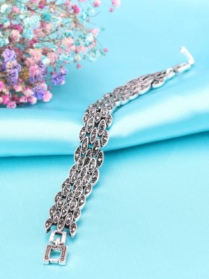 Divastri Alloy Silver Bracelet