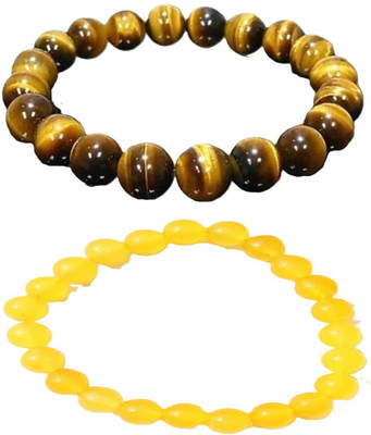 HouseOfCommon Metal, Crystal Bracelet(Pack of 2)