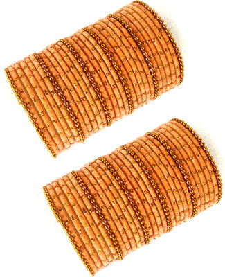 DURGANSH Glass Bangle Set(Pack of 2)