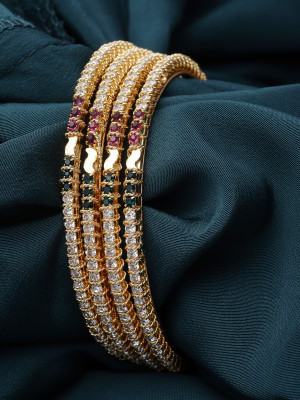 Sukkhi Alloy Gold-plated Bangle Set(Pack of 4)