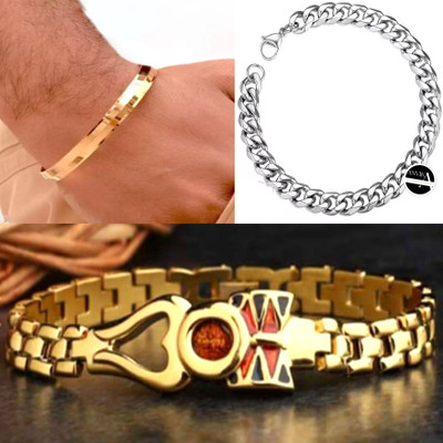 ANVIKA Alloy Kada(Pack of 3)