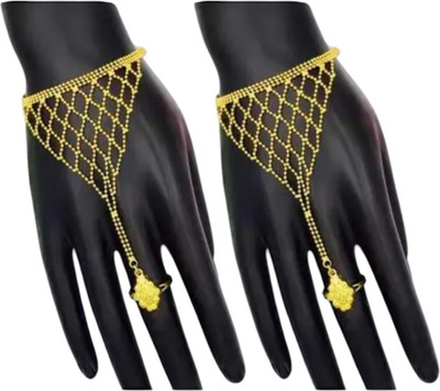 Ms shingar Alloy Gold-plated Armlet(Pack of 2)
