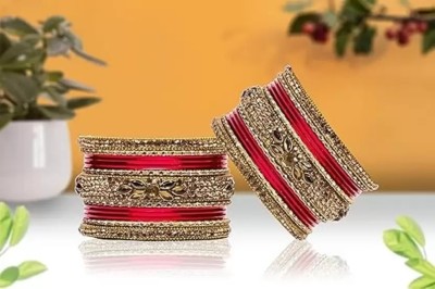 Rupika Brass Bangle Set(Pack of 26)