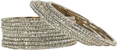 RKGlow Brass Bangle Set(Pack of 12)