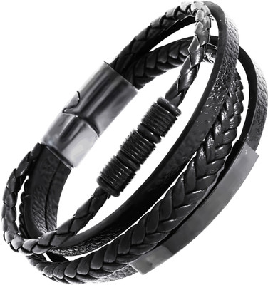 Shiv Jagdamba Leather, Stainless Steel Bracelet