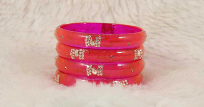 WAZIFAPOWER Glass Bangle Set