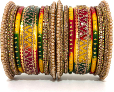 lahticollection Lac Bangle Set(Pack of 10)