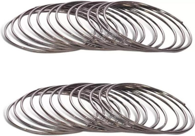 RiSidhi Metal Bangle Set(Pack of 24)