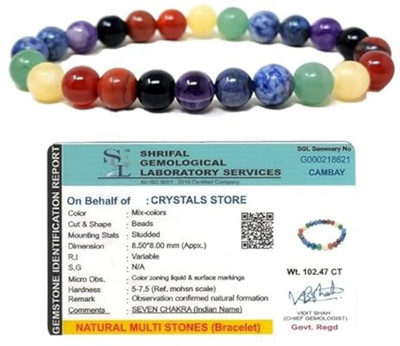 ABABILCRYSTAL 7 Chakra Crystal Bracelet