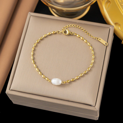 MYKI Stainless Steel Gold-plated Bracelet