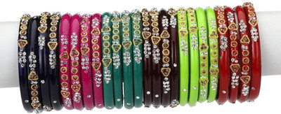 AFAST Glass Beads, Crystal Bangle Set(Pack of 10)