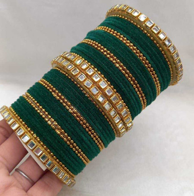 Rajwadi Metal, Alloy Bangle Set(Pack of 10)
