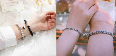 P R Production Brass Bracelet(Pack of 2)