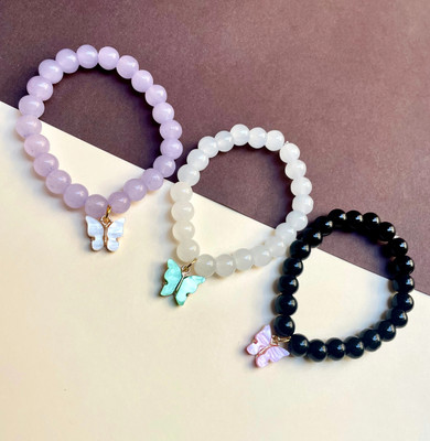 HouseOfCommon Glass Bracelet Set(Pack of 3)