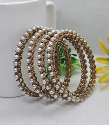 Panini Jewels Alloy Bangle Set(Pack of 4)